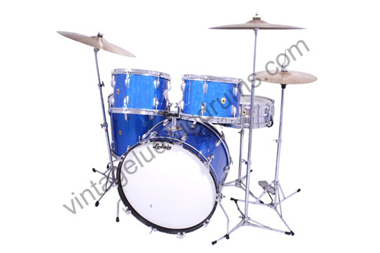 !967 Ludwig Hollywood Blue Sparkle